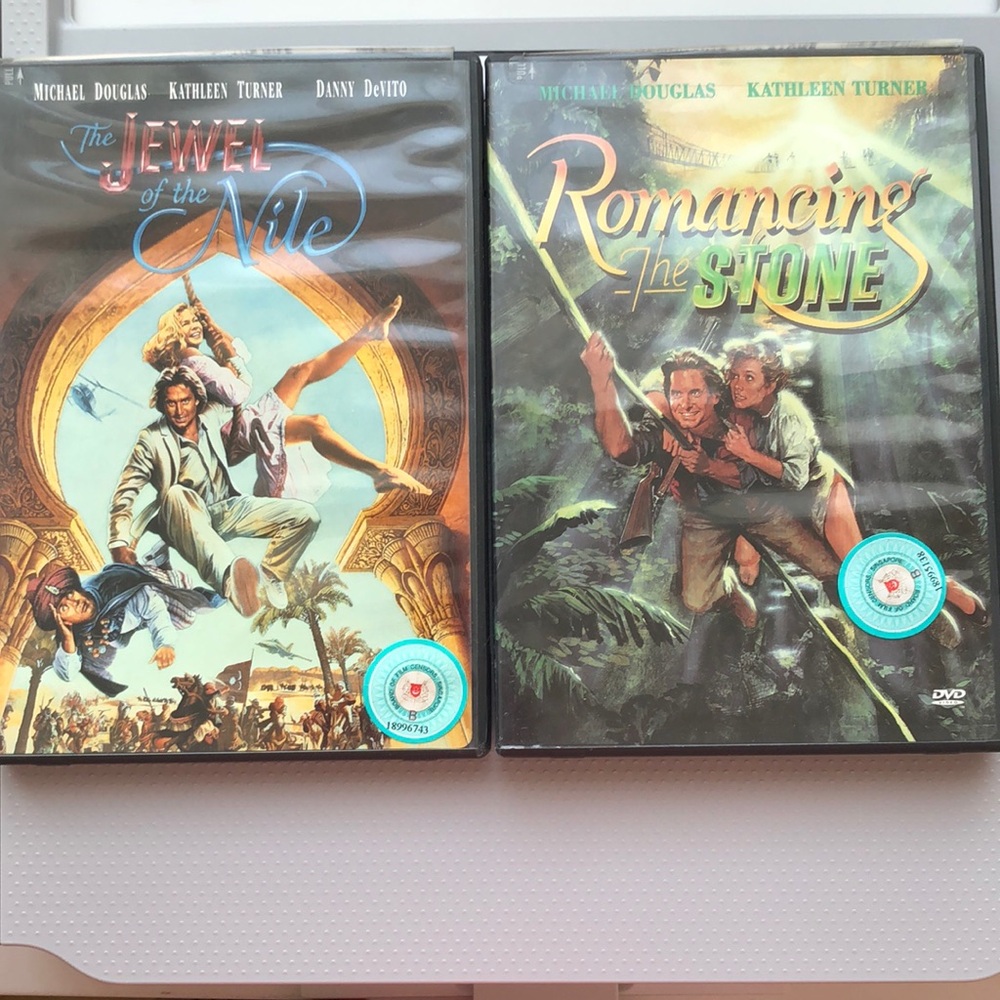 Michael Douglas DVDs Romancing The Stone The Jewel of the Nile